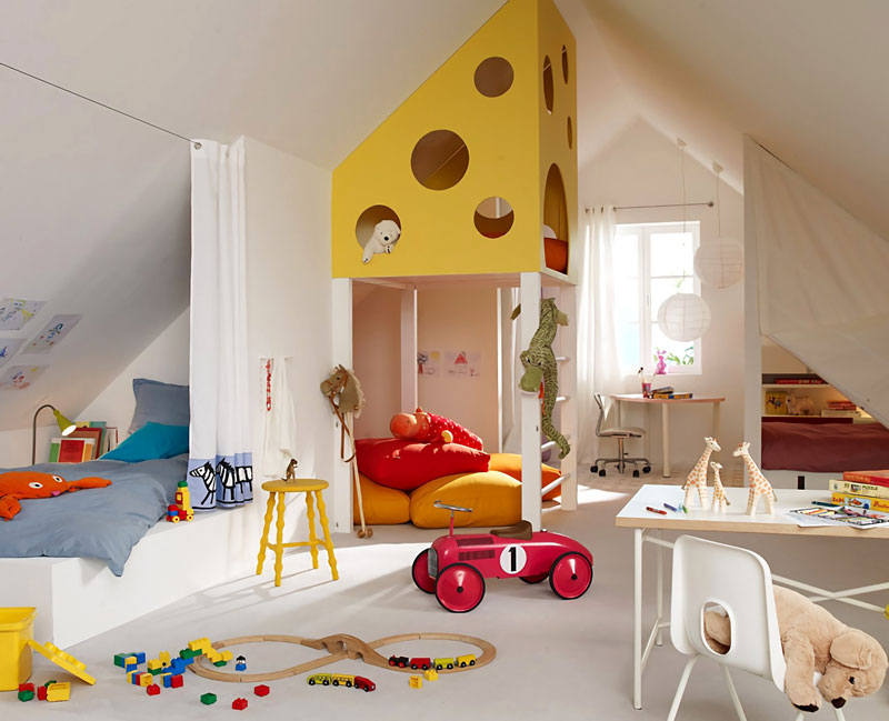 colourful childrens room