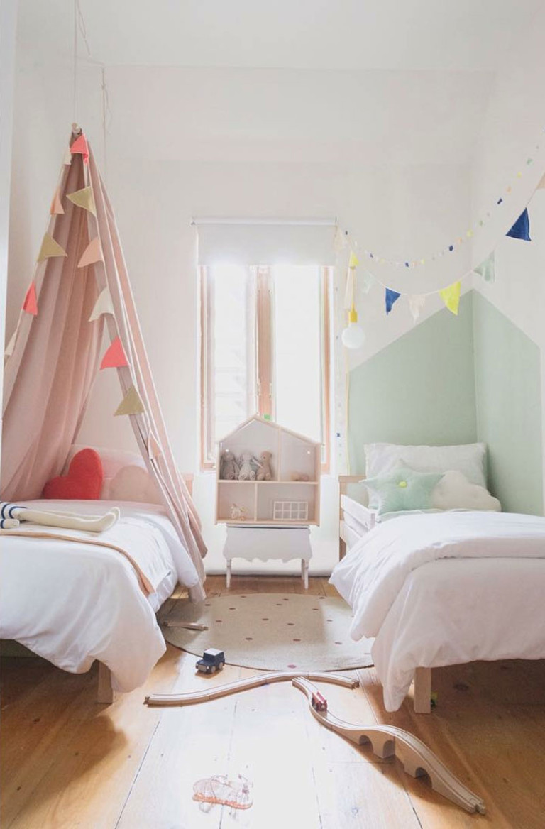 Creating a bedroom for twins - Kids Interiors