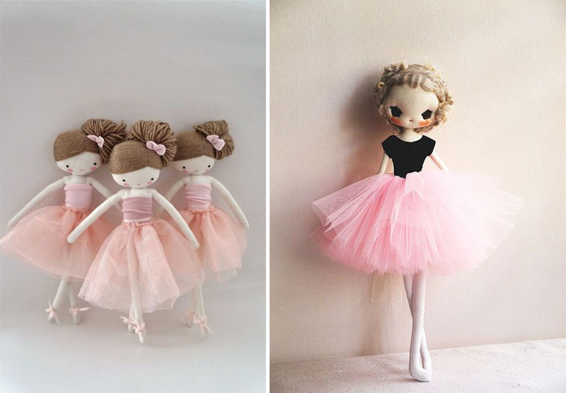 ballerina handmade dolls