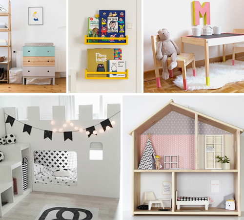 CREATIVE AND USEFUL IKEA HACKS FOR KIDS’ ROOMS