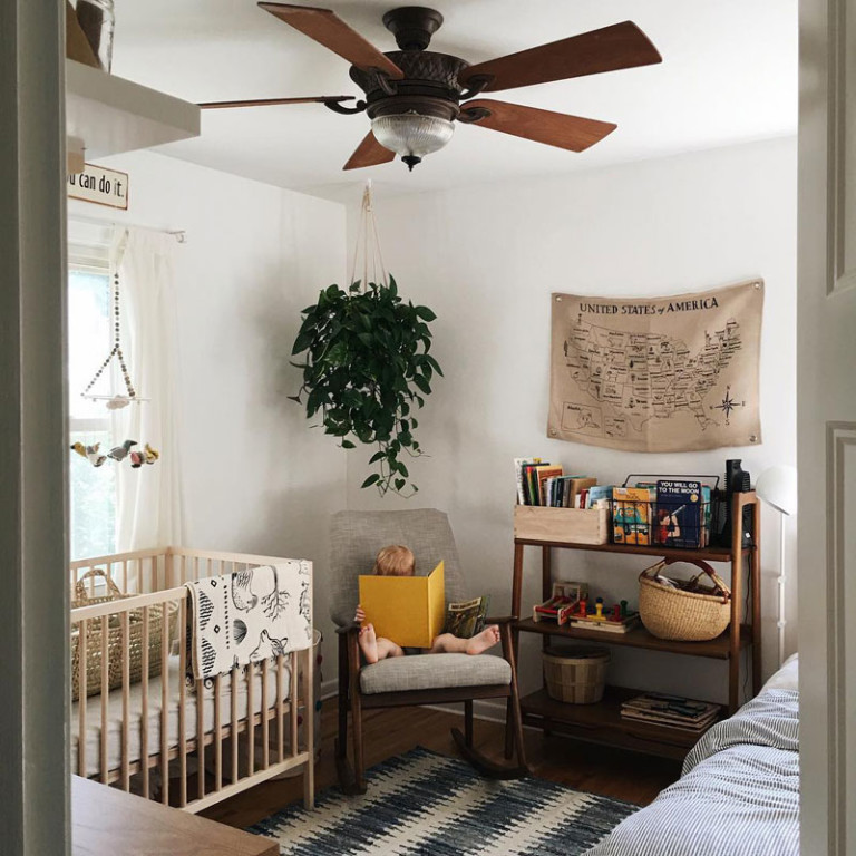 Boho Baby Nursery Room Inspiration by Kids Interiors