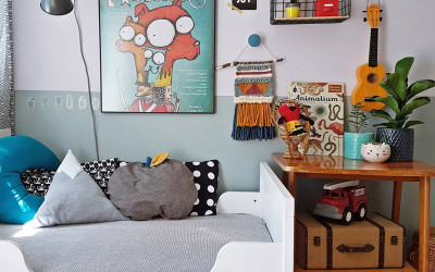 ROOMTOUR : LEONARD’S MODERN ROOM WITH A VINTAGE VIBE