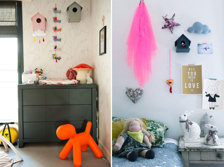 Bird Décor in Kids' Rooms by Kids Interiors