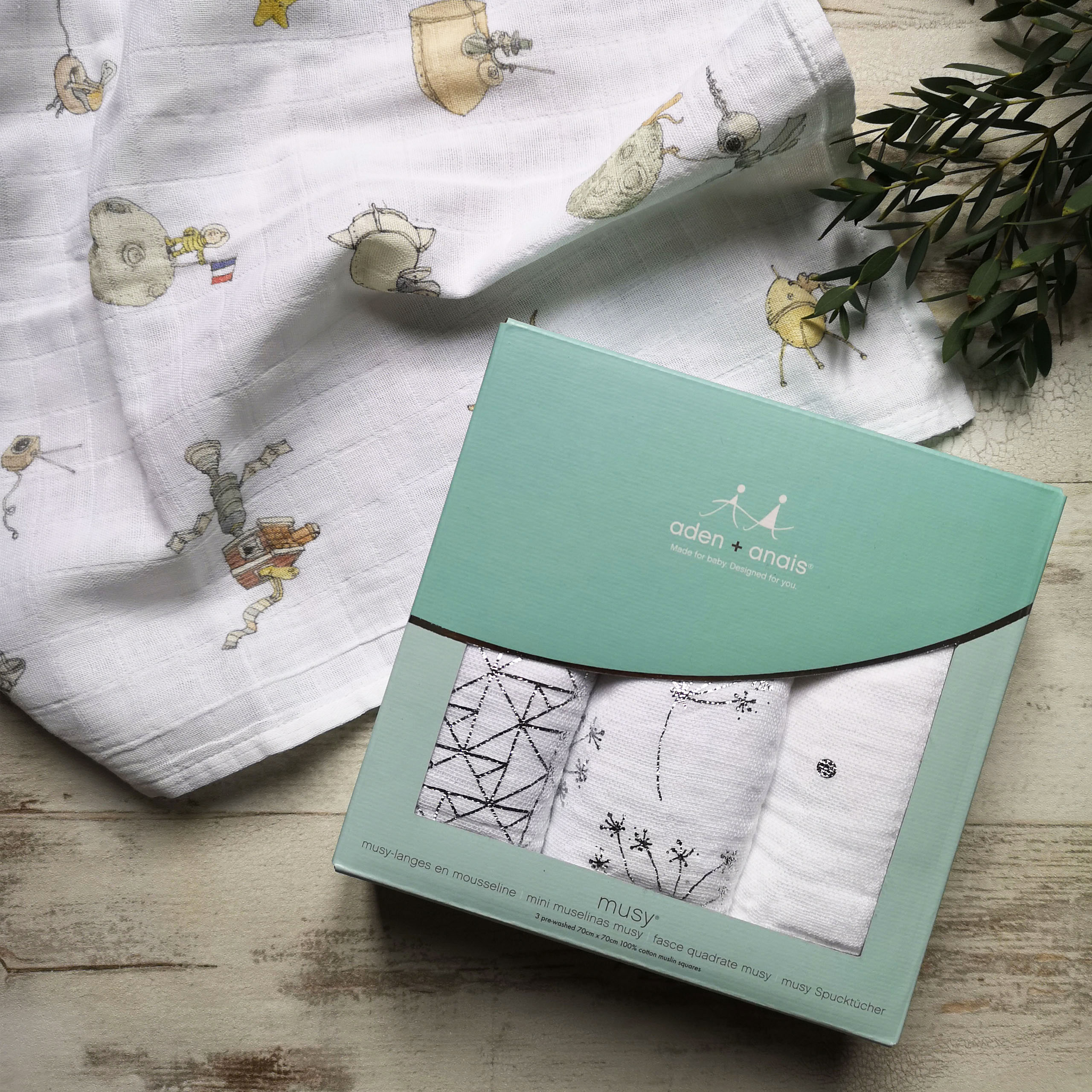 Aden + Anais swaddles France 