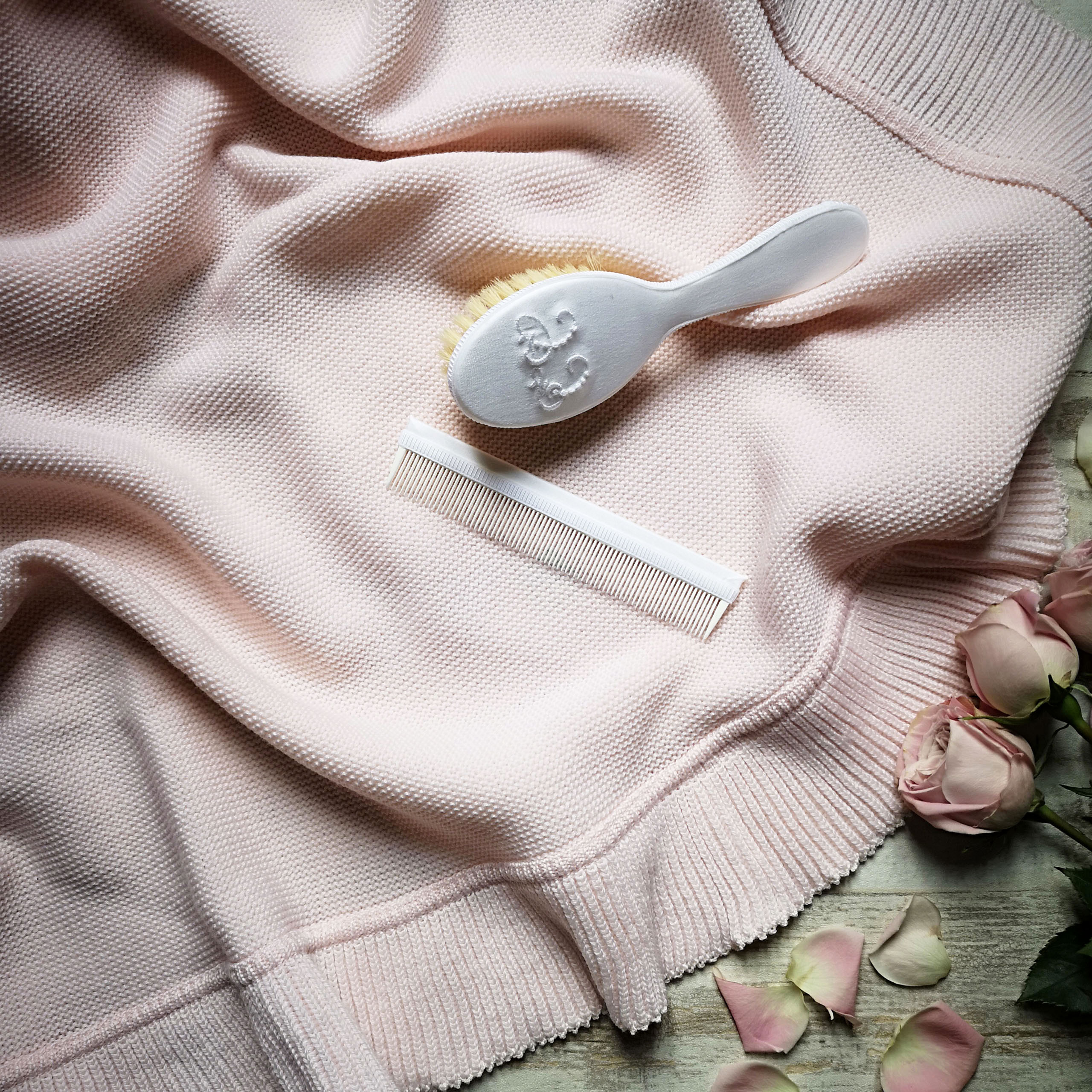 molli wool pink blanket