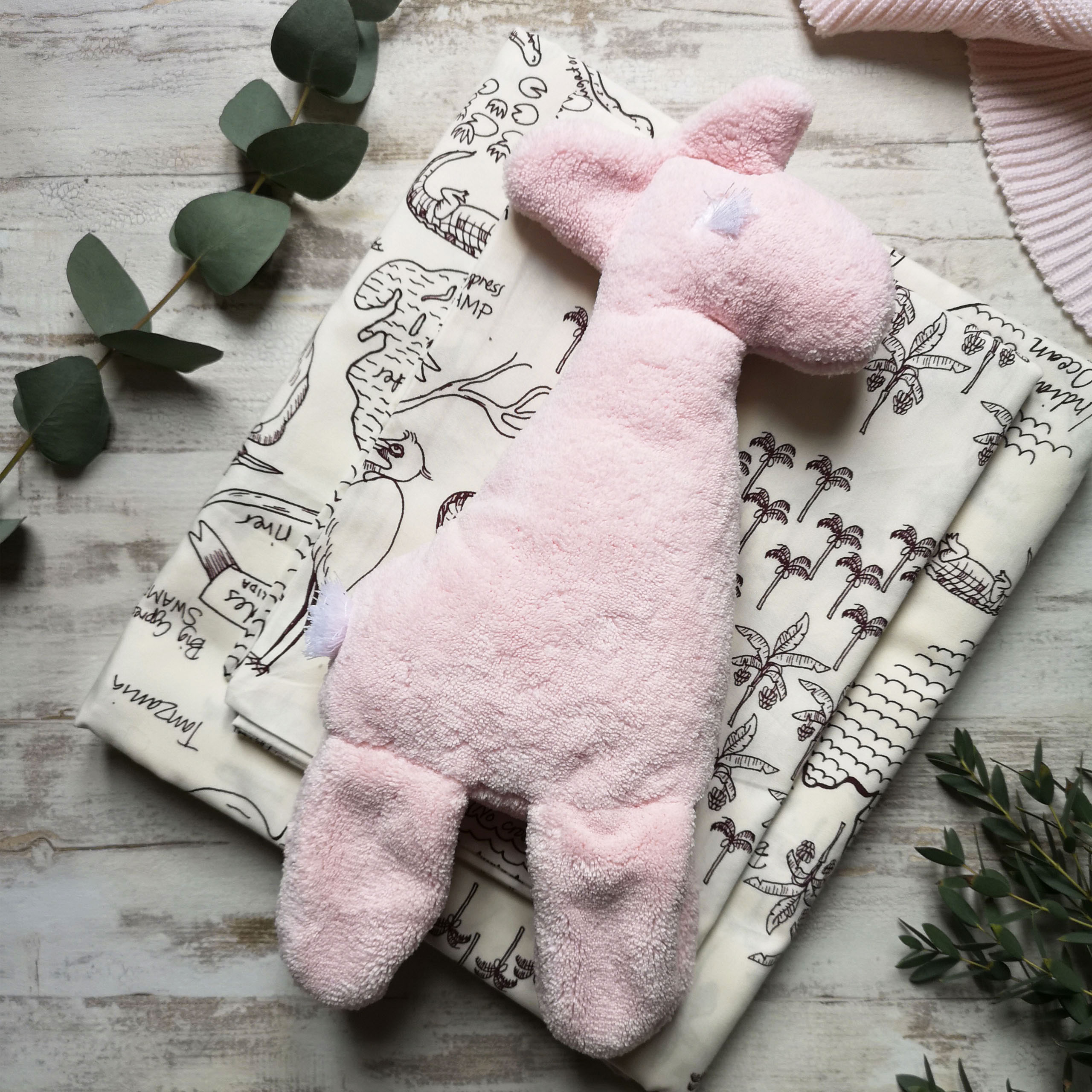 brit pink giraffe plushtoy