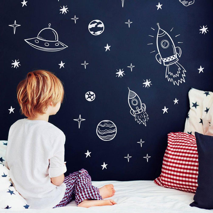 rockets planets ufo wallpaper