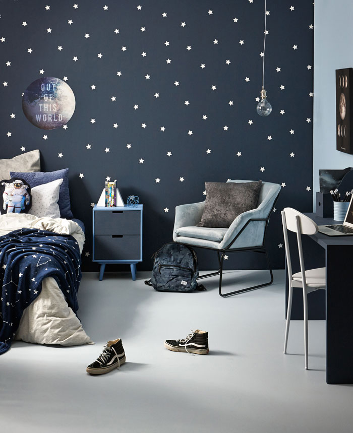 stars midnight blue wallpaper