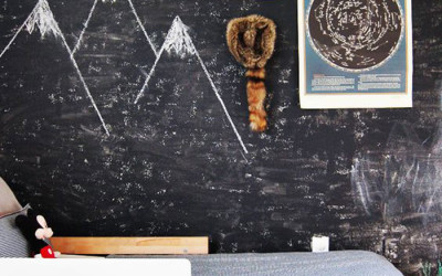 KIDS’ ROOMS WITH CHALKBOARD WALLS