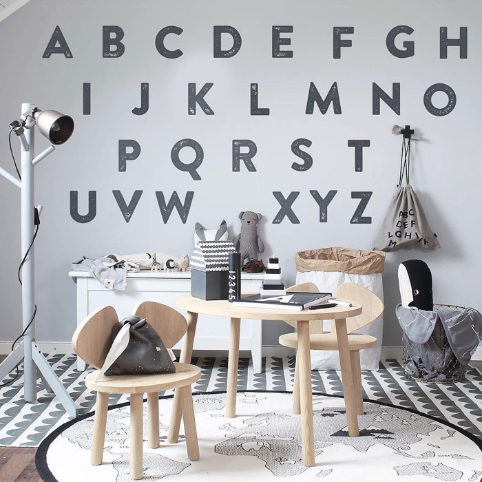 big letters wall decals