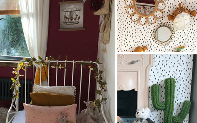 ROOMTOUR : FRANKIE’S ECLECTIC GIRL’S ROOM IN BURGUNDY AND MUSTARD TONES