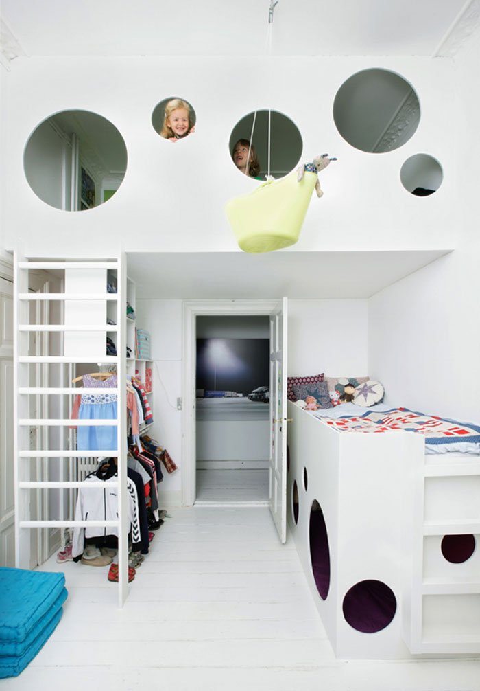 Perfect Hide Aways For Kids Rooms, Loft Bed With Secret Hideout
