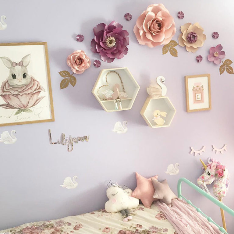 Chic Florals in Girls' Rooms - by Kids Interiors