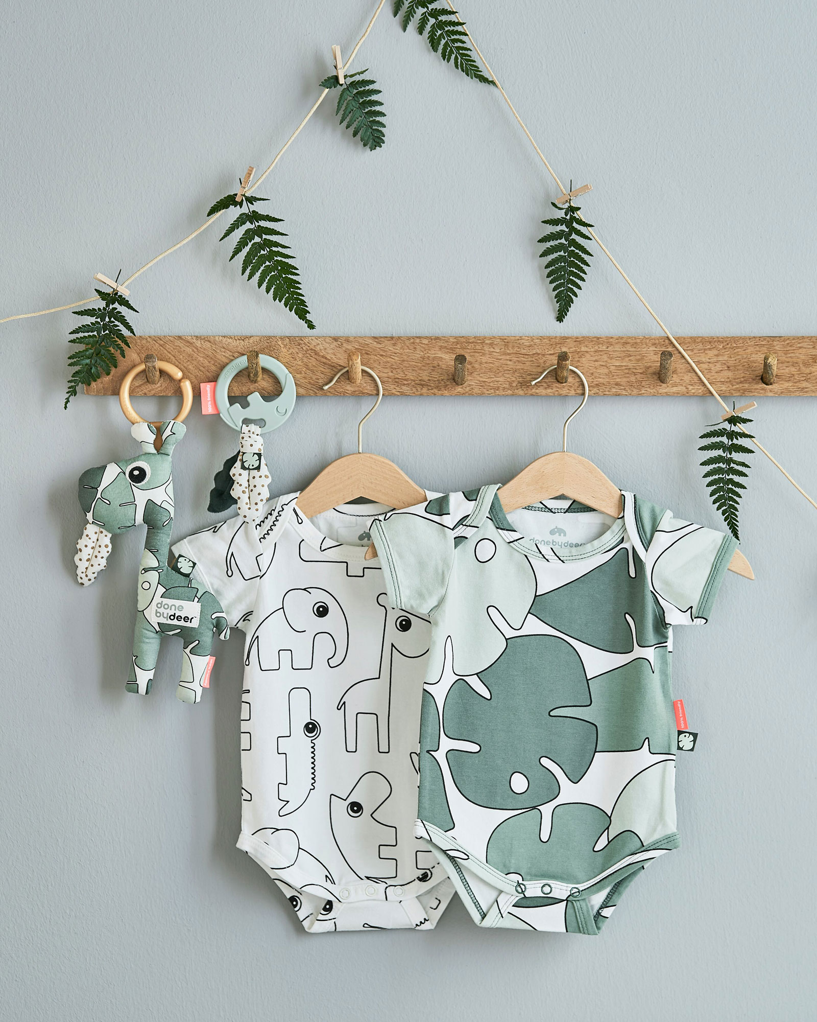 tropical baby body suits