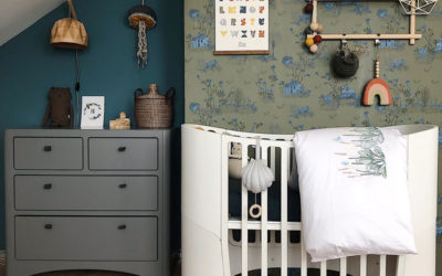 ROOMTOUR : HUGO’S COUNTRYSIDE WONDERLAND NURSERY IN DARK GREEN AND BLUE