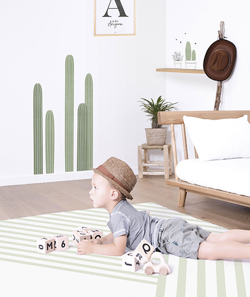 cacti wall stickers decals