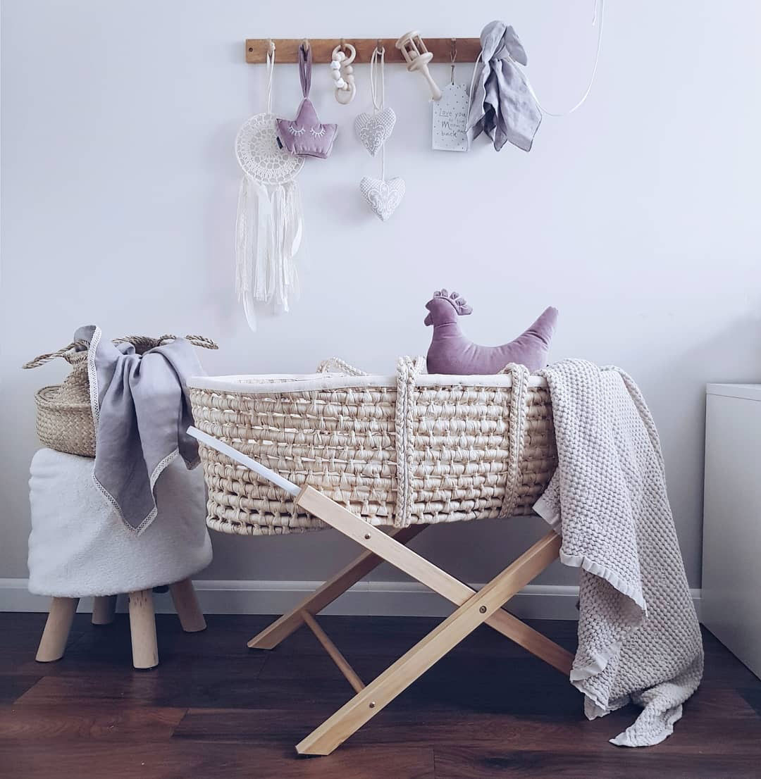 seagrass moses basket