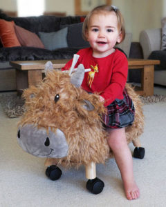 cow rocking toy