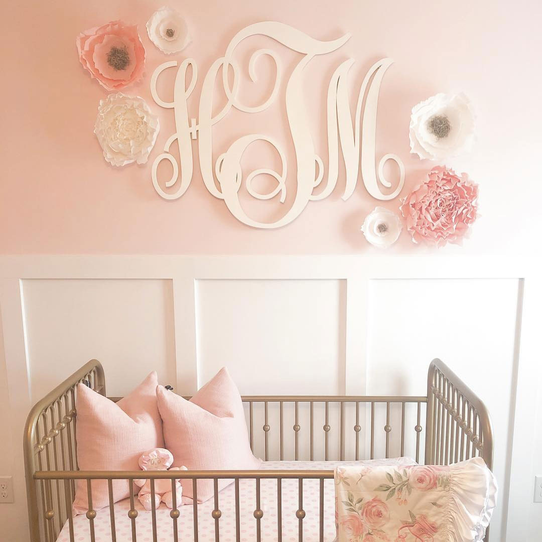 pink baby girl nursery
