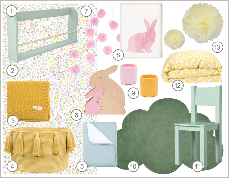 easter décor kids room