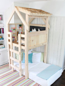 fun wooden indoor playhouse
