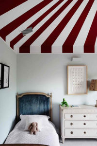 painted circus tent ceiling