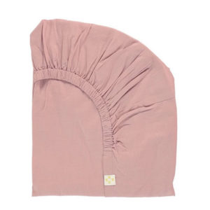 baby cot sheet pink camomile london