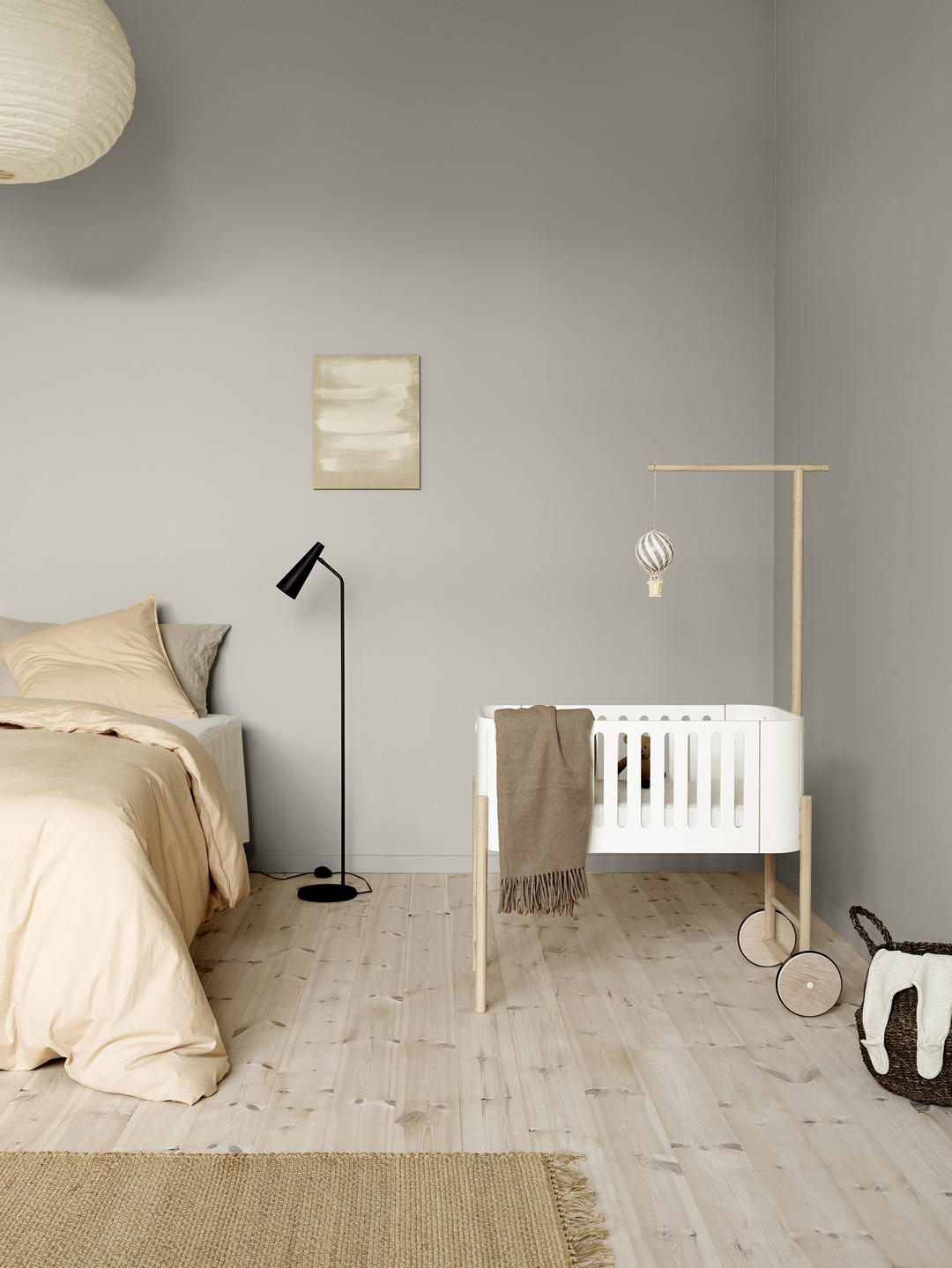 co-sleeping cot by Oliver Furniture