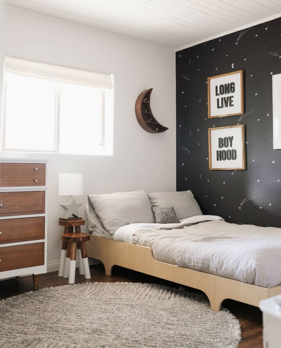 BOYS ROOMS WITH BLACK Kids Interiors