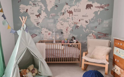 KIDS’ ROOMS WITH WORLD MAPS