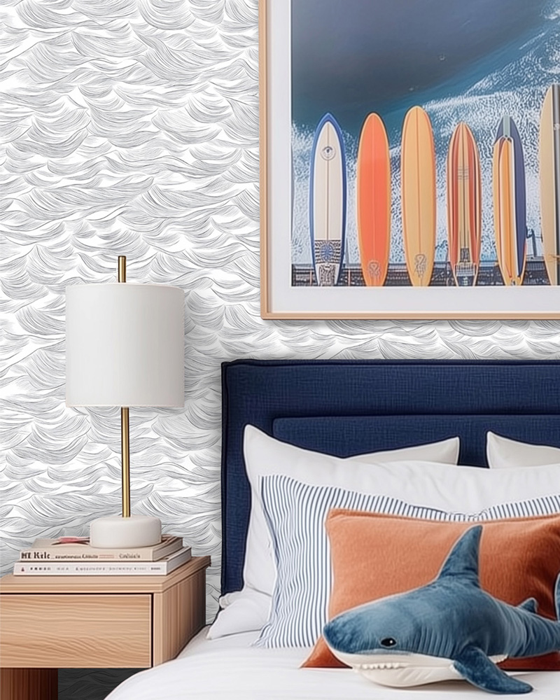 grey-waves-wallpaper-for-boys-room