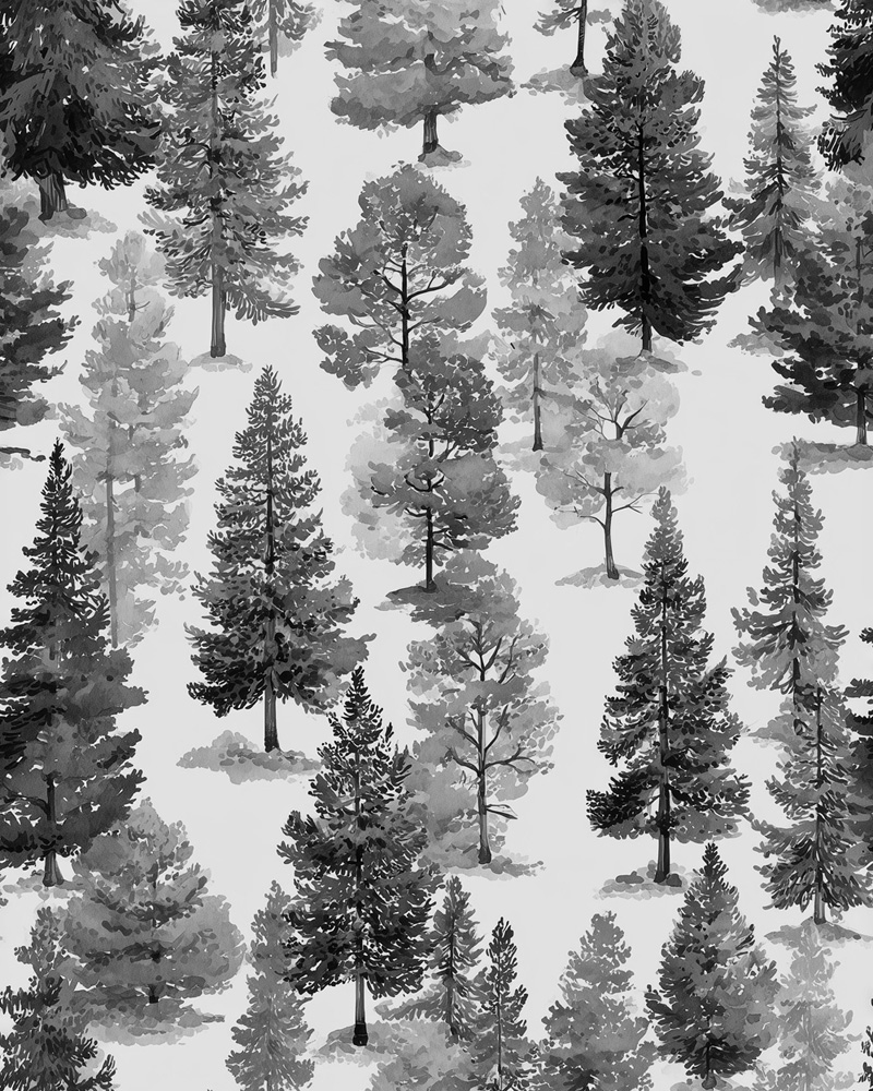 black-pine-trees-wallpaper