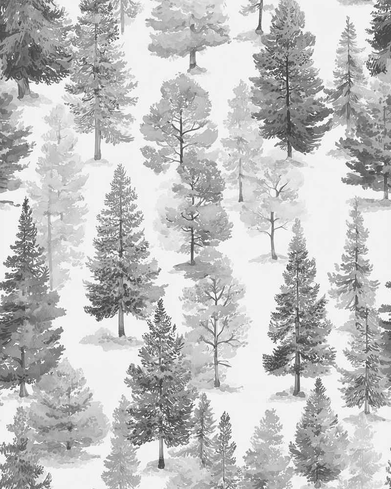 grey-pine-trees-wallpaper